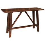 Primitive Teak Console Table (Reference # pcoL1 and # pco1M))