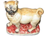 Staffodshire Standing Pug Dog