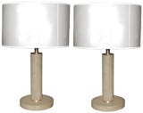 Pair of Alfred Dunhill Shagreen Lamps
