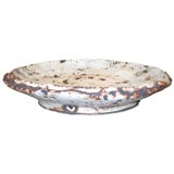 white stoneware platter by Peter Lane