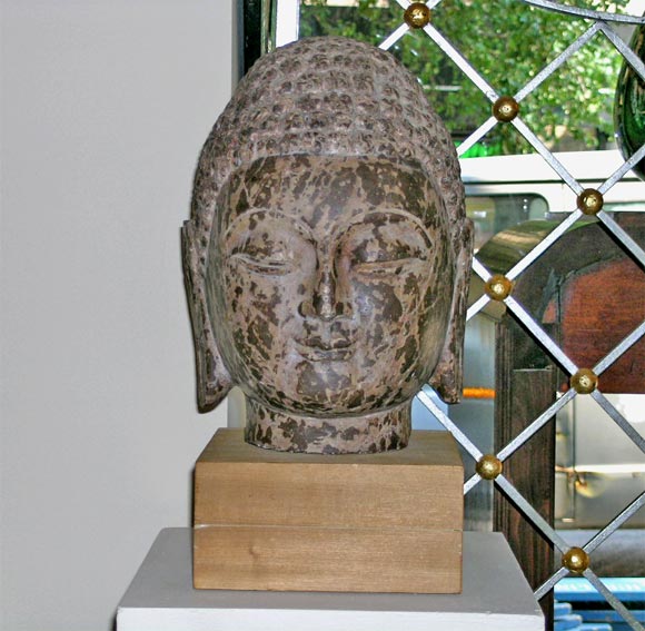 Marble Budha's head