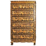 Chinese Export Tall Chest of Drawers