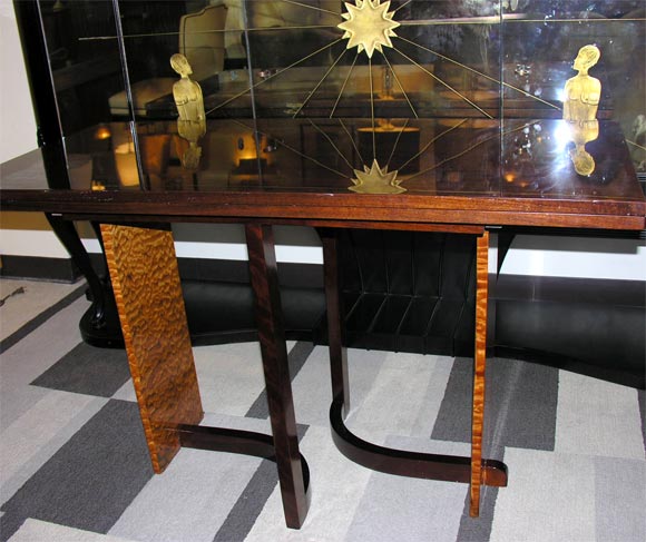 Rare Console/Dining Table  By Gilbert Rohde