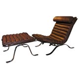 Lounge Chair with Ottoman by Arne Norrell