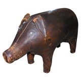 Hand-Stiched Leather Pig designed by Omersa and Company