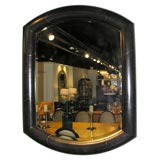 Vintage Leather & Bronze Mirror designed by Karl Springer (SIGNED)