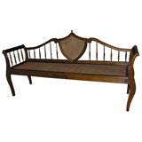 Adam Inspired Small Caned Sofa