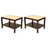 Vintage Everet Sebring Cork Top  Lamp Tables