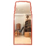 Red Chinoiserie Mirrors