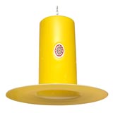 Yellow Vistosi Glass Chandelier