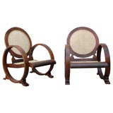 Rare French Art Deco Chairs