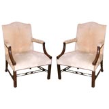 Antique Pair of English style armchairs