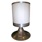 An Unusual Metal Based Table Lamp with Original Shade