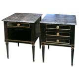 Classic Side Tables ; signed Gauweloose
