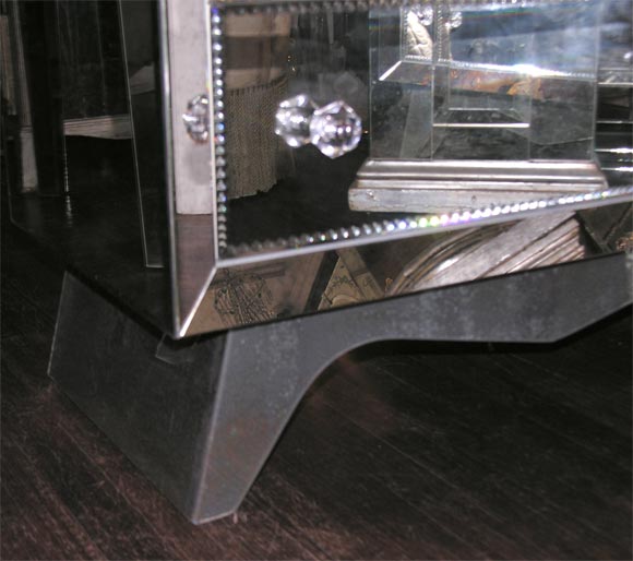 1940's Mirrored Highboy