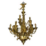 Antique Mid 19th Century Gothic Revival Chandelier