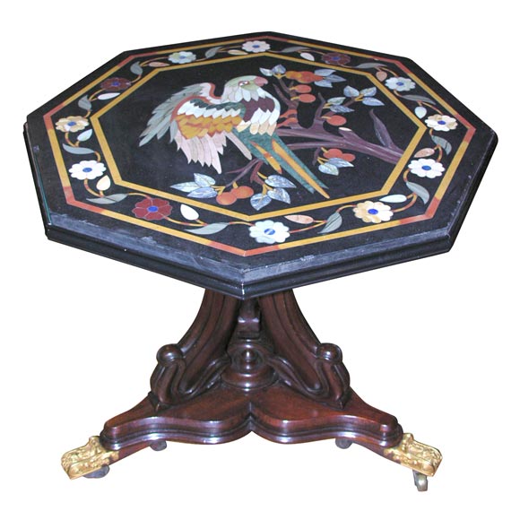 19th Century English Mahogany Center Table