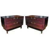 Pair of  Mahogany Endtables by American of Martinsville