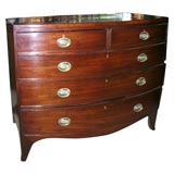 Antique Regency Bowfront Chest of Drawers