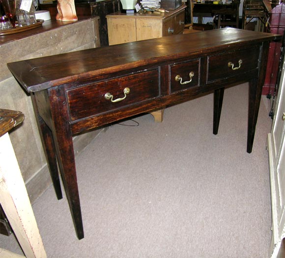 Antique French Country Three Drawer Server
