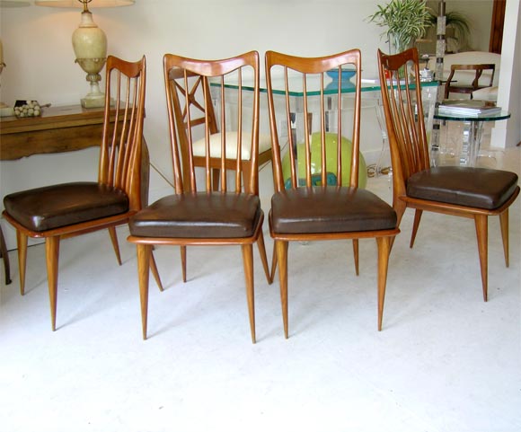 Set of Six Danish Chairs
