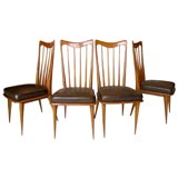 Set of Six Danish Chairs