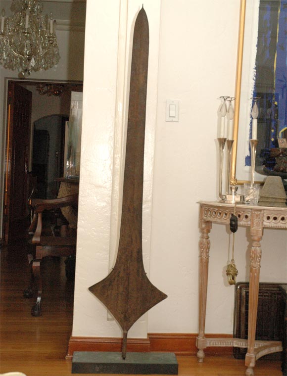 AFRICAN SWORD SCULPTURE