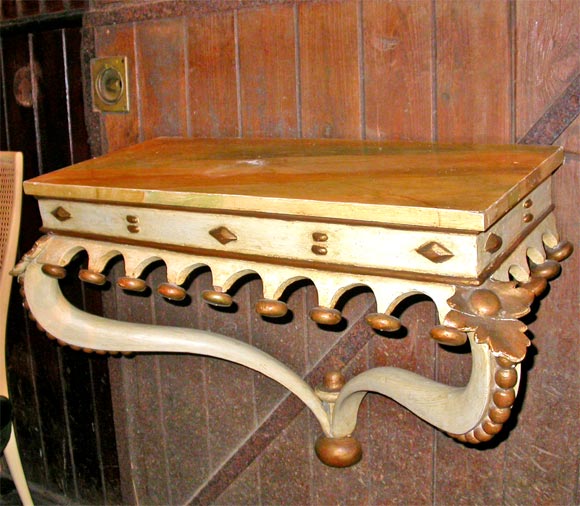 Italian 40's Gothic style Wall Console