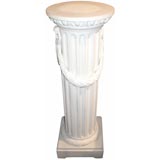 Painted Wood Pedestal
