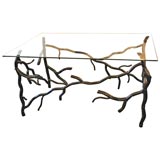 Striking Maison Jansen Twig Dining Table