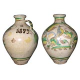 Antique Pair of 19th century Spanish jugs