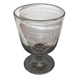 19th century Glass Compote