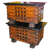 Perforated Bin Side Tables