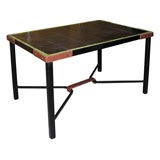 rare coffee table by Jacques Adnet
