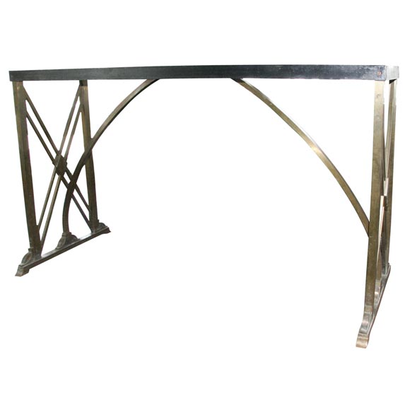 Bronze Bank Table Base