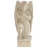 19th C. Carved Marble Angel (GMD#1308)