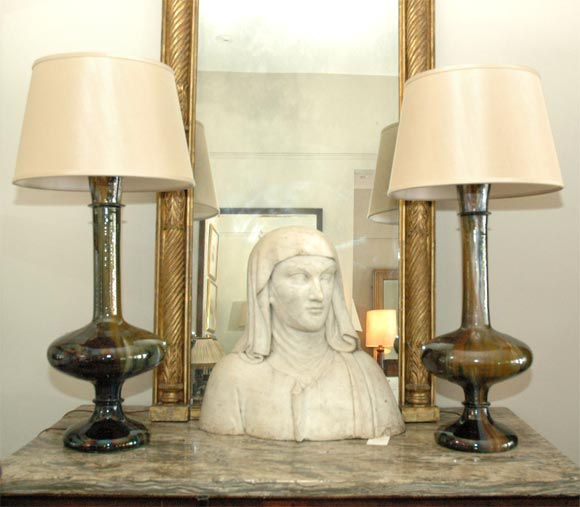 Pair of Tiffany Style Lamps
