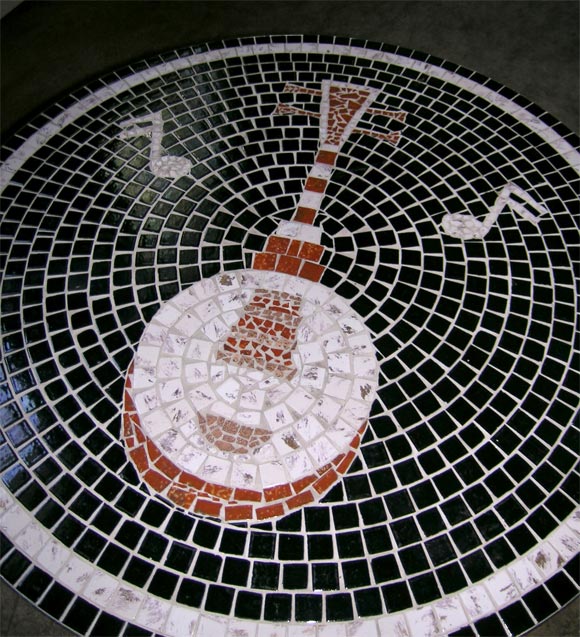 mosaic tile table