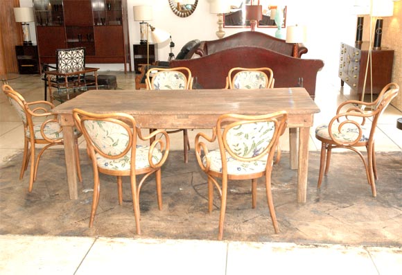 Set of 6 Bentwood Thonet Parlor Chairs 5