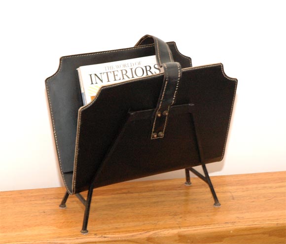 Jacques Adnet Magazine Stand