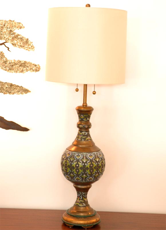 Marbro Cloisonne Lamps