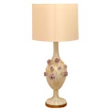 Murano Floral Table Lamp