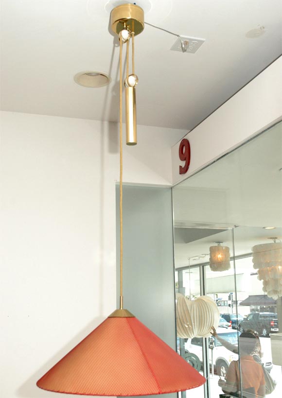 Italian Red Counter Balance Light