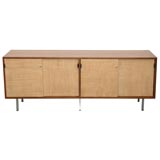 Vintage Florence Knoll Credenza with Caned Doors