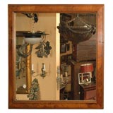 Mirror  burl-walnut