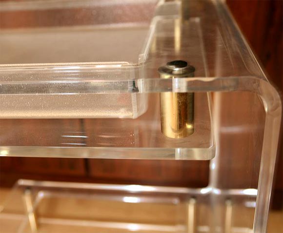 Lucite Bar Trolley For Sale 3