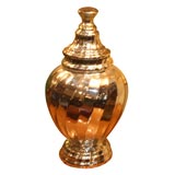 Mercury glass urn