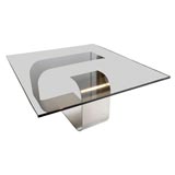Stainless Coffee / SideTable by Francois Monnet, KAPPA