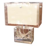 Italian Fractal Resin Table Lamp