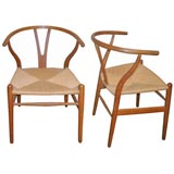 Set of Four 'Wishbone' Chairs by Hans Wegner
